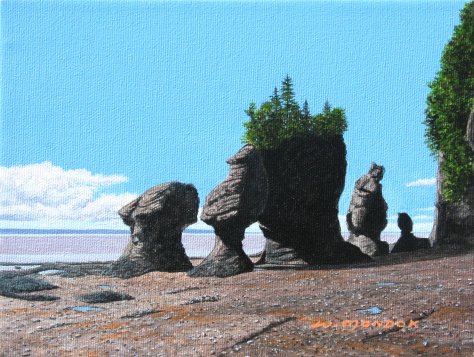 Hopewell Rocks by Wayne Mondok